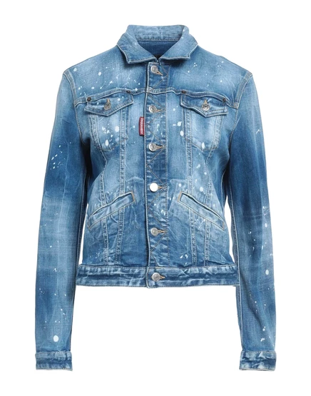 Женская джинсовая куртка Dsquared2, синяя