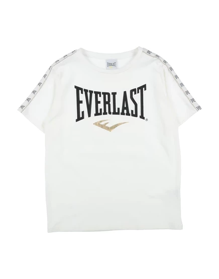 Детская футболка Everlast с принтом, молочная