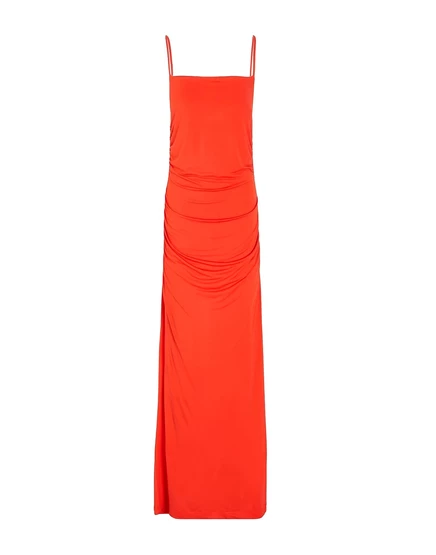 Женское длинное платье 8 by YOOX PAPERMAG, красное