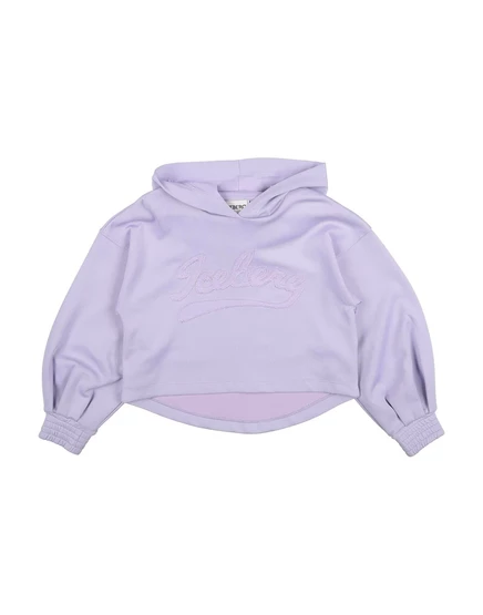 Женская толстовка Iceberg ICEBERG KIDS с капюшоном, мальва
