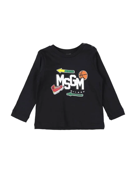 Мужская футболка MSGM BABY, чёрная