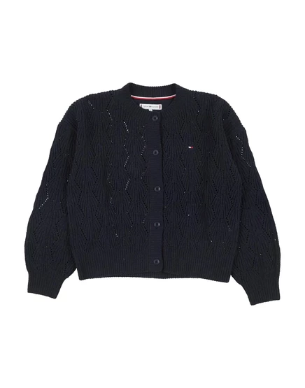 Женский кардиган Tommy Hilfiger из полиэстера, тёмно-синий