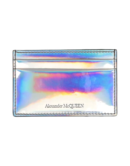 Женский кардхолдер McQueen, серебристый