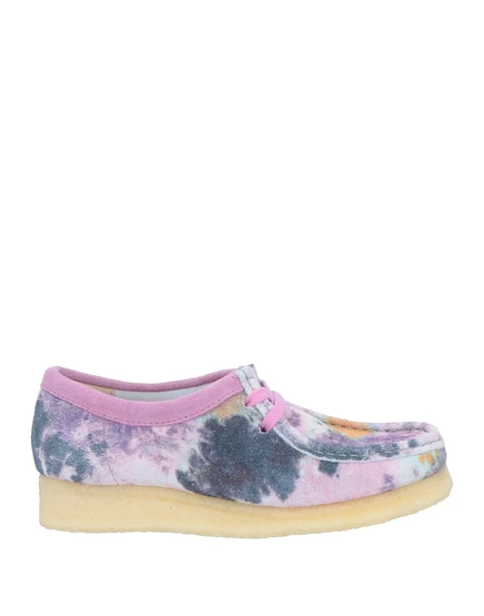 Женские туфли на шнуровке Clarks Originals, мальвовые