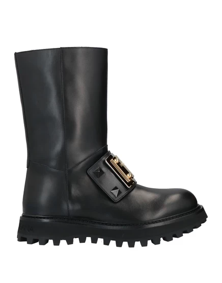 Мужские ботинки Dolce & Gabbana JADR кожаные, чёрные