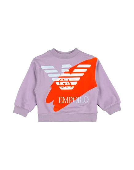 Женский свитшот Emporio Armani Junior, лиловый