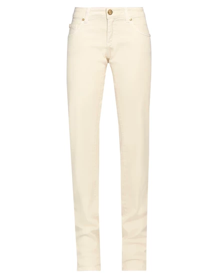 Женские джинсы Marani Jeans Papermag, прямые, кремовые