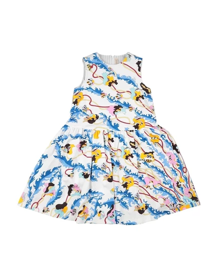 Платье для девочек Pucci Junior, белое