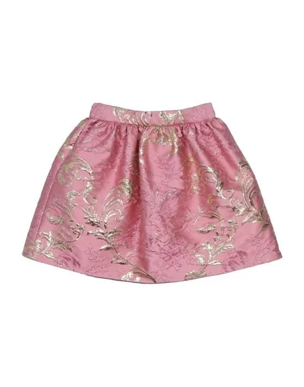 Детская юбка dolce & gabbana парча на подкладке, розовая