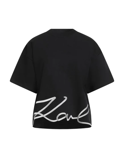 Женский свитшот Karl Lagerfeld WONDERWOMAN, чёрный