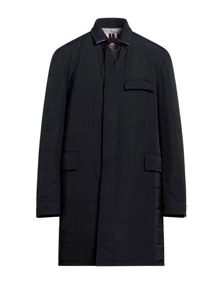 Мужской пуховик Thom Browne JADR, иссиня-чёрный