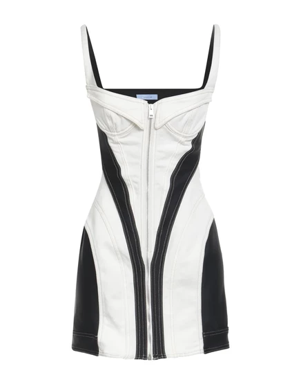 MUGLER Короткое платье белый