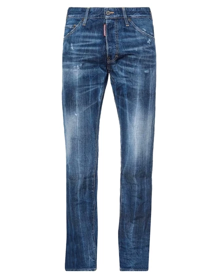 Мужские прямые джинсы DSquared2 Hamish, синие