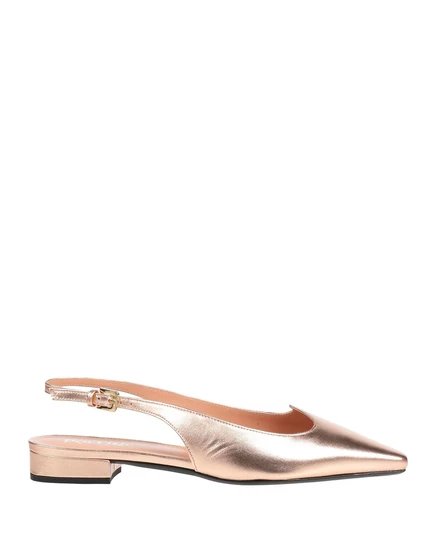 Женские балетки Pollini с ремешком, медные