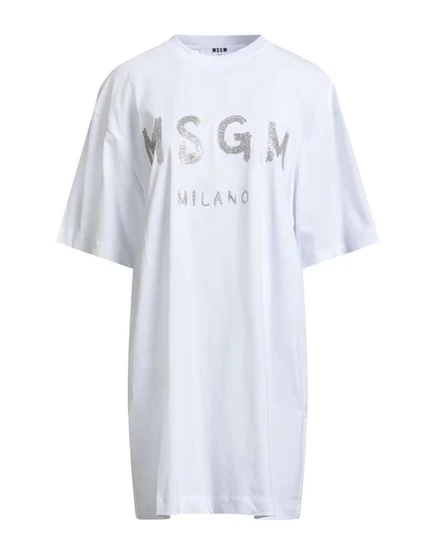 MSGM Короткое платье белый
