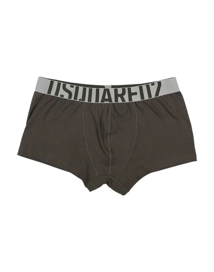 Мужские боксеры DSquared2 JADR хлопковые, зелёный милитари
