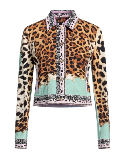 Женская куртка Just Cavalli из денима, верблюжая