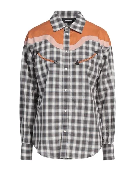 DSQUARED2 Pубашка серый