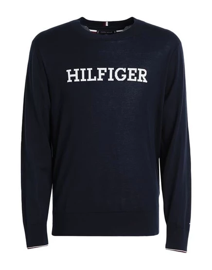 TOMMY HILFIGER Свитер иссиня-чёрный