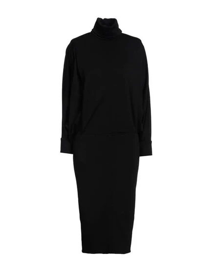 SAINT LAURENT Платье миди чёрный
