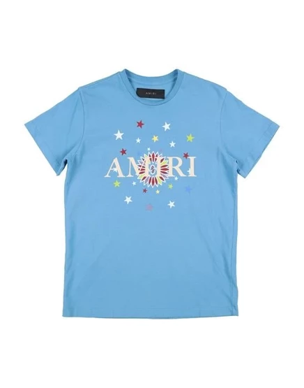 Женская футболка Amiri, голубая