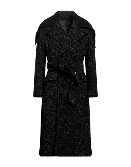 Женское пальто Dolce & Gabbana с поясом, черное