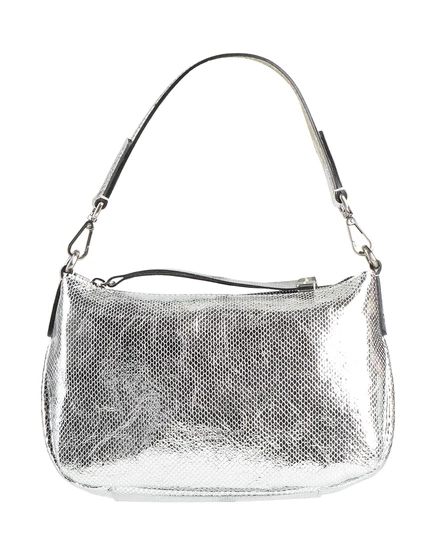 Женская сумка‑багет Gianni Chiarini, серебристая