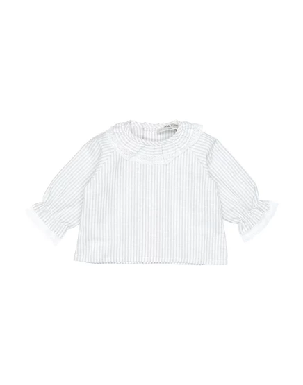 Женский топ Pili Carrera Baby плотный в полоску, серый