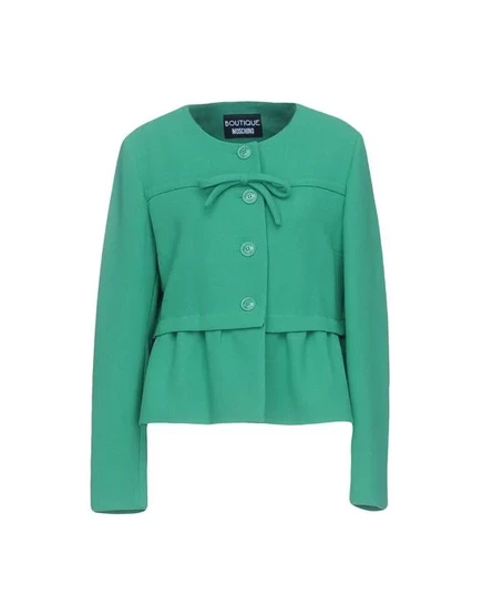 BOUTIQUE MOSCHINO Пиджак зелёный