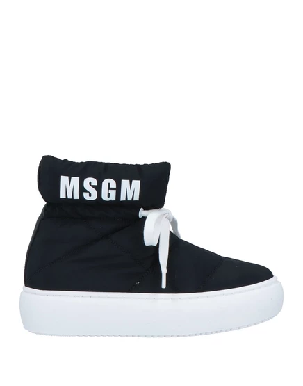 Женские ботинки MSGM Junior, стеганые, черные