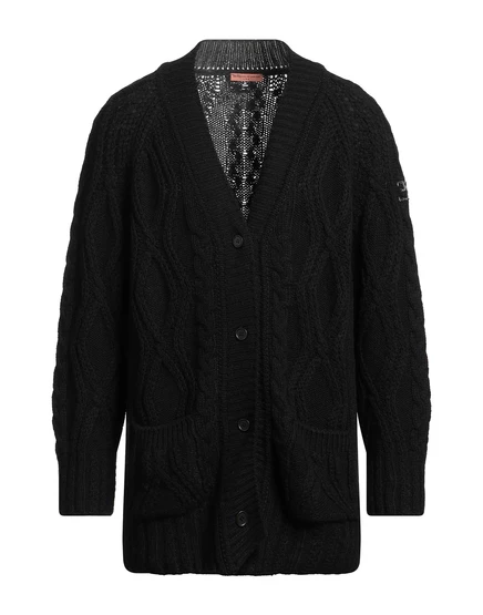Мужской кардиган Ermanno Scervino, шерсть/кашемир, черный