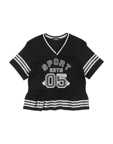 Женская футболка DSquared2 Promotion Junior, черная