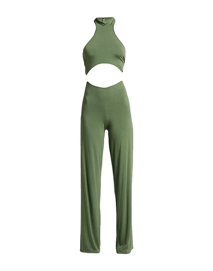 Женский комбинезон Kontatto Jumpsuits, зеленый милитари