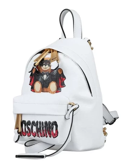 Женский рюкзак Moschino, белый