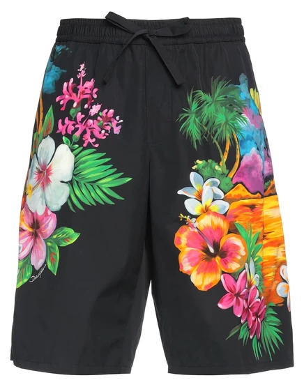 Мужские шорты-чинос Dolce&Gabbana, чёрные