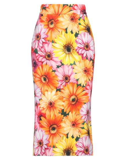 Женская юбка Dolce&Gabbana Lorenz_SP, оранжевая
