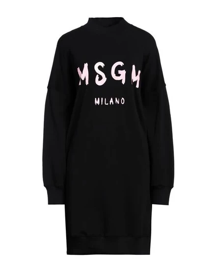 MSGM Короткое платье чёрный