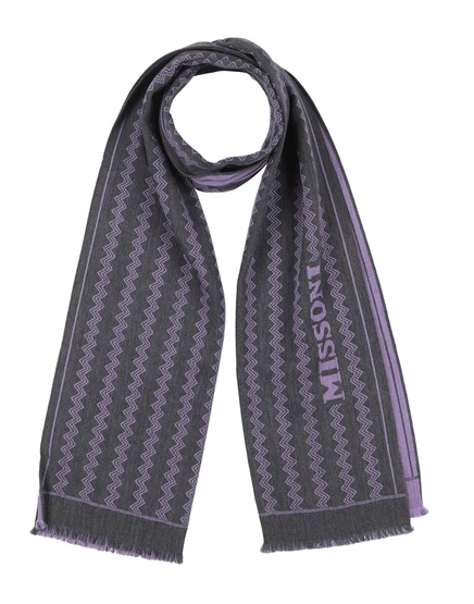 Женский шарф Missoni Lorenz_SP, шерстяной, свинцовый