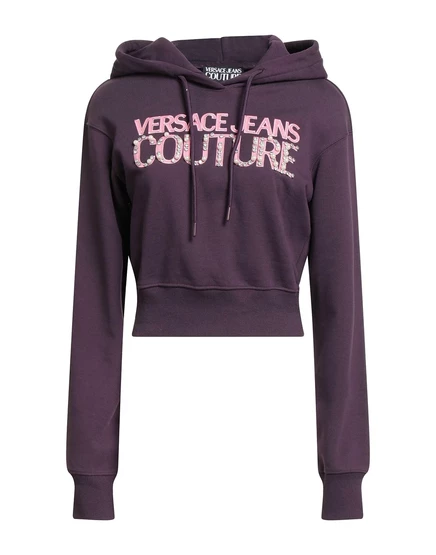 Женское худи Versace Jeans Couture, темно-фиолетовое