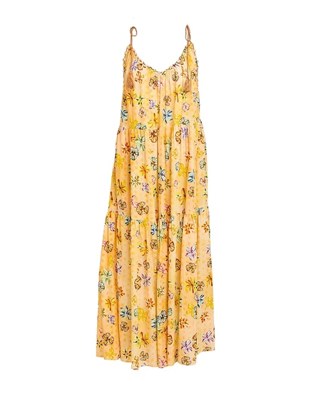 ULLA JOHNSON Midi dresses абрикосовый