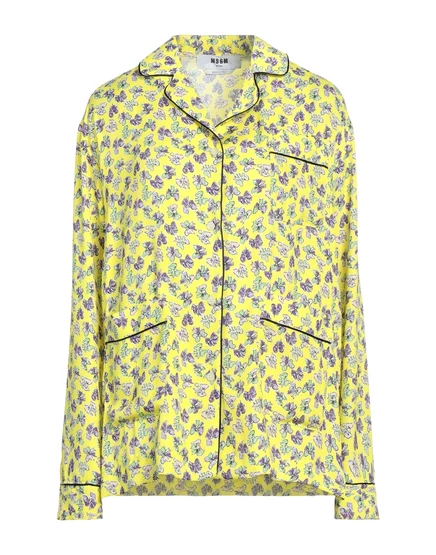 Женская рубашка MSGM Wonderwoman, желтая