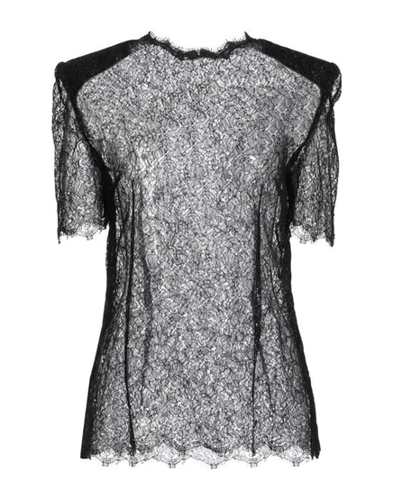 Женский кружевной топ Dolce & Gabbana, чёрный