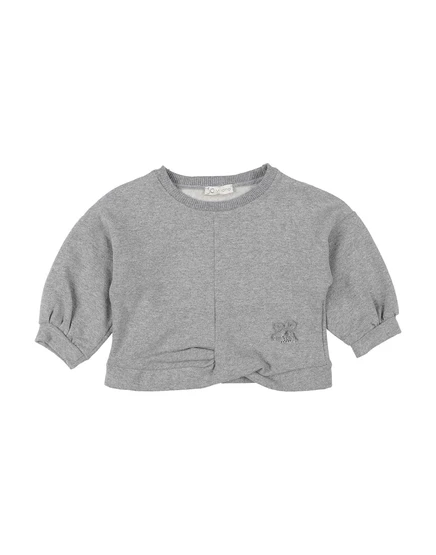 Женский свитшот J.O. Milano BABY, из флиса, серый