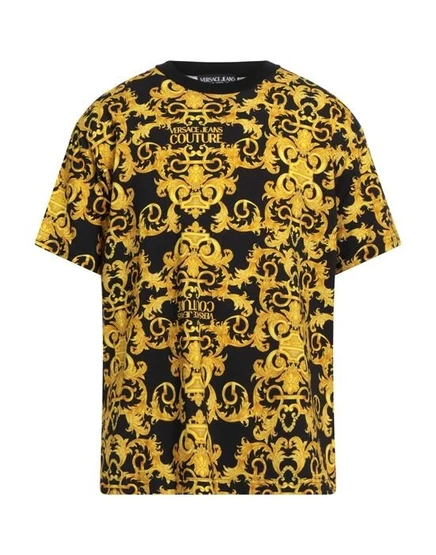 Мужская футболка Versace Jeans Couture, чёрная
