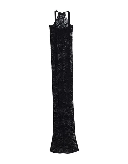 BALMAIN Длинное платье чёрный