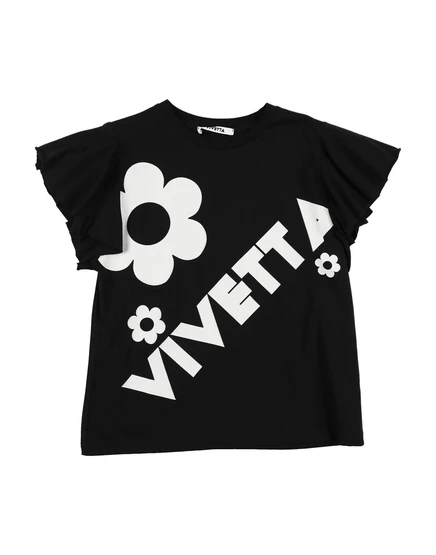 Женская футболка Vivetta promotion_junior, черная