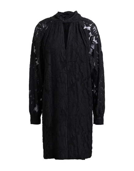 Женское мини-платье Kaos кружевное, черное