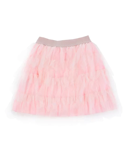 Детская юбка PINKO UP с оборками, розовая