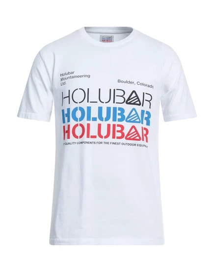 Мужская футболка Holubar с логотипом, белая