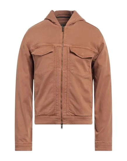 JOHN VARVATOS Джинсовая верхняя одежда коричневый